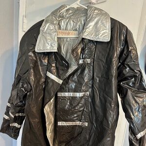 Vintage 90s Nina Ricci Black Women's Coat Size 36